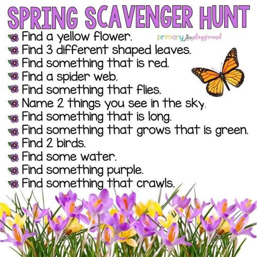 Spring Scavenger Hunt 